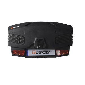 Cutie portbagaj pe carligul de remorcare TowBox Evo, Urban Negru - Img 2
