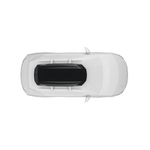 Cutie portbagaj Thule Pulse 2 L, Negru Mat - Img 4