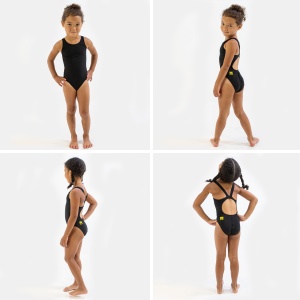 Finis - Costum de baie intreg Fete Bladeback - Albastru Maze - Img 2