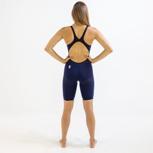 Finis - Costum inot tehnic pentru fete sau femei - Fuse Open Back Kneeskin - albastru - Img 8