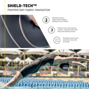 Finis - Costum inot tehnic pentru fete sau femei - Rival 2.0 Open Back Kneeskin - albastru - Img 6