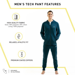 Finis - Pantaloni tehnici pentru barbati Tech Pants - bleumarin - Img 6