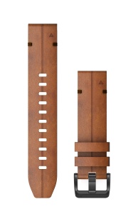 Garmin curea QuickFit 22 - piele - chestnut