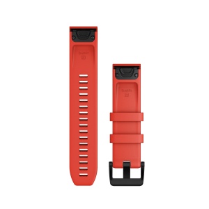 Garmin curea QuickFit 22 - silicon - rosu laser red - Img 2