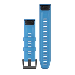 Garmin curea silicon albastra QuickFit 22 pentru Fenix 5 18 - Img 2
