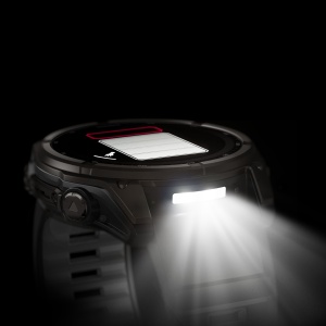 Garmin - fenix 8 AMOLED Sapphire - 47 mm - Titanium with Spark Orange | Graphite Silicone Band - Img 45