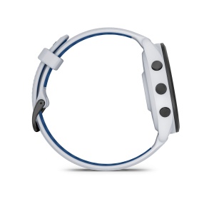 Garmin - Forerunner 265 ceas multisport cu GPS AMOLED - Ramă neagră cu carcasă Whitestone şi curea din silicon Whitestone/Tidal Blue - Img 9