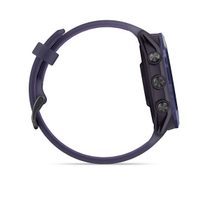 Garmin Forerunner 570 - 47mm - ceas multisport cu GPS si AMOLED - negru Indigo Aluminium with Translucent Imperial Purple | Indigo Band - Img 6