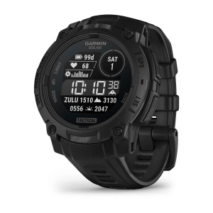 Garmin - Instinct 3 - 45 mm AMOLED - Black with Bolt Blue | Black Band - Img 62