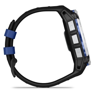 Garmin - Instinct 3 - 45 mm AMOLED - Black with Bolt Blue | Black Band - Img 132
