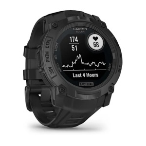 Garmin - Instinct 3 - 45 mm AMOLED - Black with Bolt Blue | Black Band - Img 142