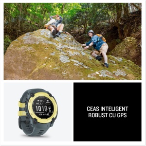 Garmin INSTINCT E - 40 mm galben Lime - smartwatch robust cu GPS - Img 16