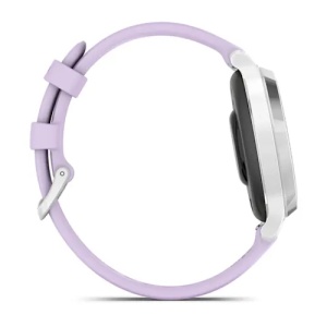 Garmin - Lily 2 Active - Argintiu, curea de silicon Purple Jasmina - Img 5