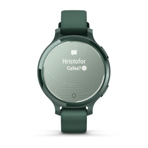Garmin - Lily 2 - Active - Jasper Green Bezel with Jasper Green Silicone Band - Img 9