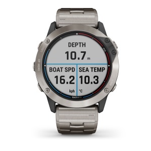 Garmin - quatix 6x Solar Titanium - ceas inteligent premium cu GPS cu functii avansate pentru sport si navigatie - 51mm diametru - Img 15
