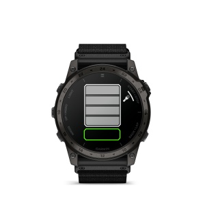 Garmin - Tactix 7 AMOLED Sapphire ceas multisport cu GPS - ramă neagră Titanium DLC și curea din silicon neagră + nailon - Img 4