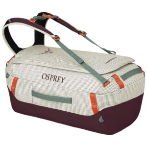 Geanta Osprey Transporter Duffel 40 Alb/Burgundy