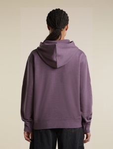 Icebreaker - hanorac - 360 RealFleece Elemental LS Hood W - Grey Plum - L - Img 2