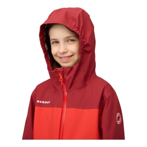 Jacheta Copii Mammut Taiss HS Hooded Mammut Red-Dark Mammut Red - Img 6