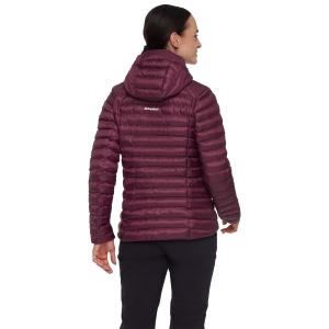 Jacheta Femei Mammut Albula In Hooded Vin-Black - Img 2