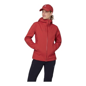 Jacheta Femei Mammut Ducan HS Hooded Dark Mammut Red