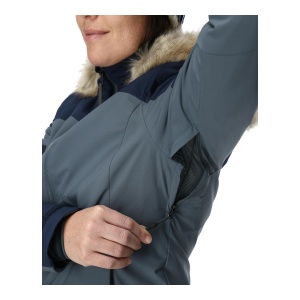 Jacheta Schi Femei Spyder Vida Slate Blue - Img 3