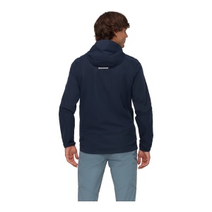Jacheta Softshell Barbati Mammut GRANITE SO Hooded Marine - Img 3