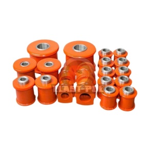 Kit bucse Nissan X-Trail T30 (2001-2007) Poliuretan Portocalii 75 ShA Elast-Pol
