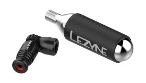 Lezyne - mini pompa CO2 - Trigger Speed Drive CNC cu cartus 16g - negru - Img 2