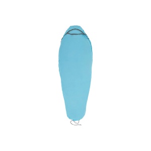 Liner Sac De Dormit Breeze Sleeping Bag Liner - Mummy W/ Drawcord Compact Blue Atoll
