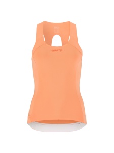 Maieu ciclism Craft Endur Singlet damă - caisă