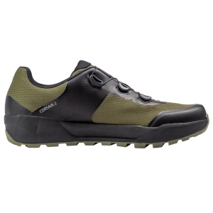 Northwave Corsair 2 - pantofi pentru ciclism MTB All Terrain - verde inchis padure negru - Img 3