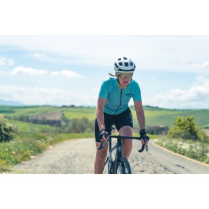 Northwave - tricou ciclism cu maneca scurta pentru femei Force Evo Women Jersey - albastru deschis surf negru - Img 4