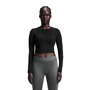 On - bluza - Studio Long-T Crop W - Black