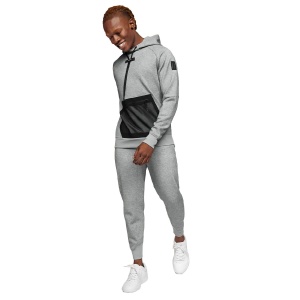 On Cloud - hanorac sport pentru barbati On new Hoodie - gri deschis negru - Img 11