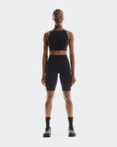 On - colanti - Studio Tights Short - negru
