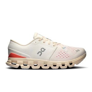 On - pantofi alergare - Cloud X 4 - crem | roz - 37