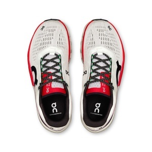 On - pantofi alergare - Cloudmonster 2 W - Ivory | Red - Img 3