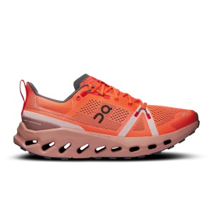 On - pantofi alergare trail - Cloudsurfer Trail - portocaliu roz Flame | Dustrose