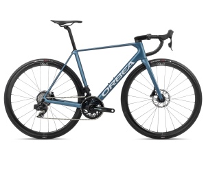 Orbea ORCA M21eTEAM PWR Slate Blue-Halo Silver (Matt) - bicicletă șosea racing