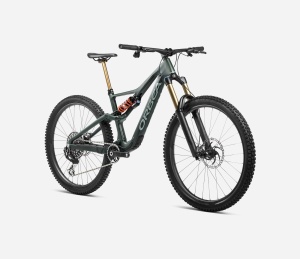 Orbea RALLON M20 Forest Green - Blue Stone (Gloss) - bicicletă MTB Enduro full suspension - Img 2