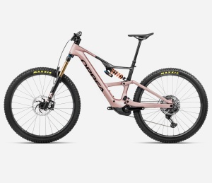 Orbea RISE LT M-TEAM 420W Desert Rose - Carbon Raw - bicicletă electrică eMTB Trail - Img 2