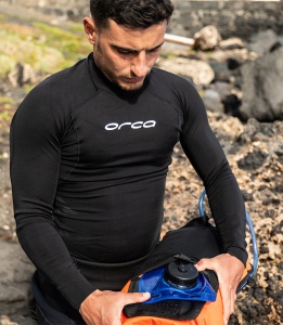 Orca - bluza neopren barbati Base Layer Openwater t-shirt - negru - Img 3