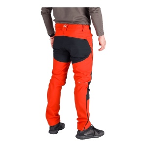Pantaloni Barbati Northfinder Softshell 10K/10K Anatol Orange Black - Img 2