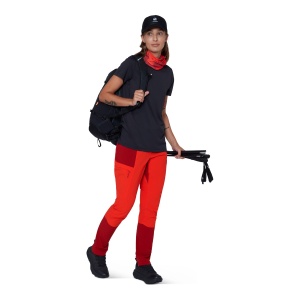 Pantaloni Femei Mammut Ducan Dark Mammut Red-Mammut Red - Img 6