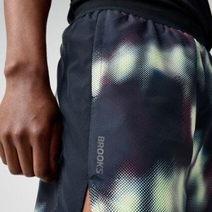 Pantaloni scurți alergare Brooks Dash 6" Short Printed bărbați - mov - Img 4