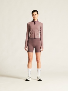 Pantaloni scurți alergare Craft Hypervent Short Tights damă - mov
