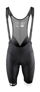 Pantaloni scurti cu bazon si bretele Force B51 Negru-Alb