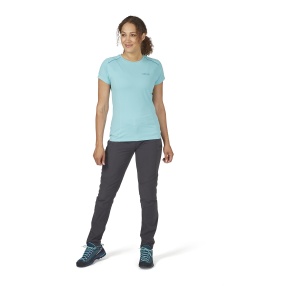 Pantaloni Softshell Femei RAB Incline Light Anthracite