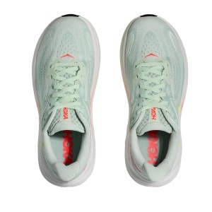 Pantofi Alergare Femei Hoka Clifton 10 Sea Glass-Neon Flame - Img 3